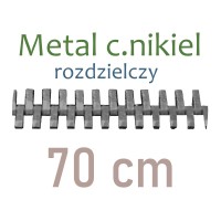 MENR  70cm zamek metal. C.NIKIEL rozdz.    WYBÓR KOLORÓW